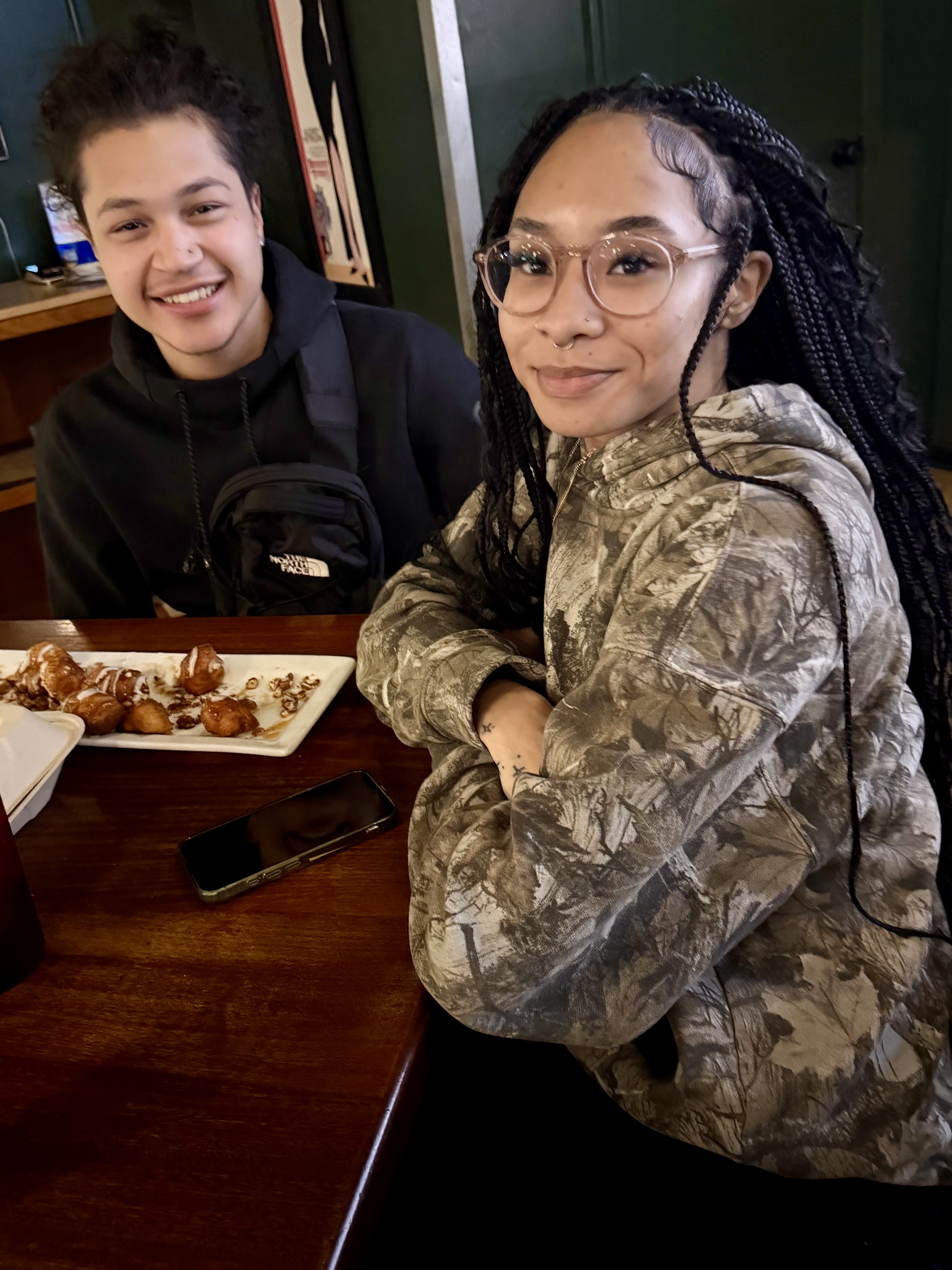 Guests taking a selfie at Eagle River Alehouse